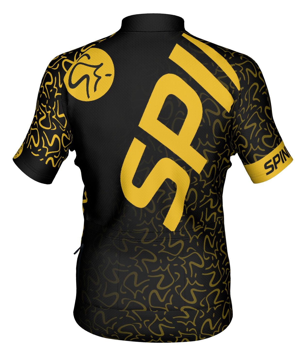 Gold cycling sale jersey